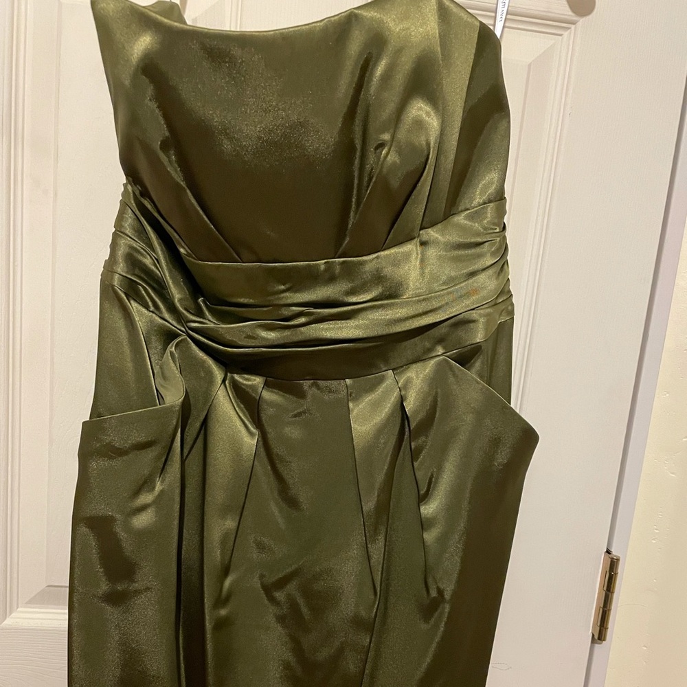 David’s Bridal Strapless Dress, new